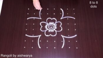 Rangoli Art 8×8 Dots