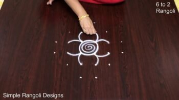 Rangoli Chukkala Muggulu Kutti Kolam