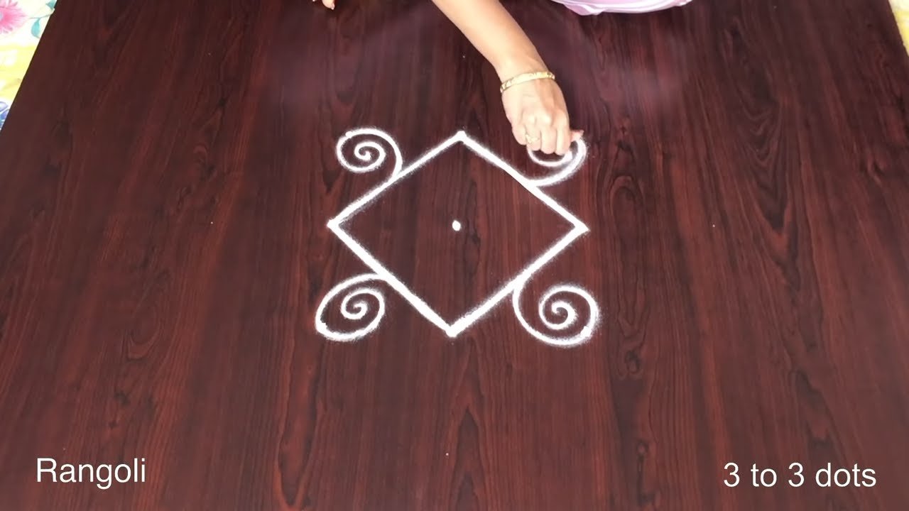 Rangoli Deepavali Kolam