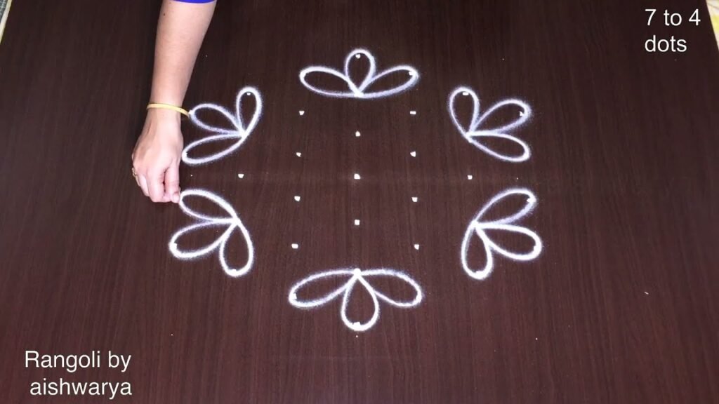 flower kolam