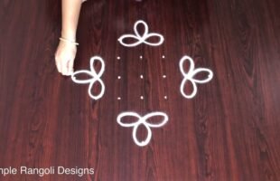 Rangoli Design Simple and Easy