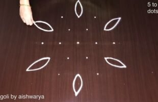 Rangoli Designs 5×3 Dots