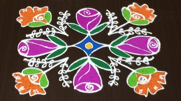 rangoli for Bhaubeej