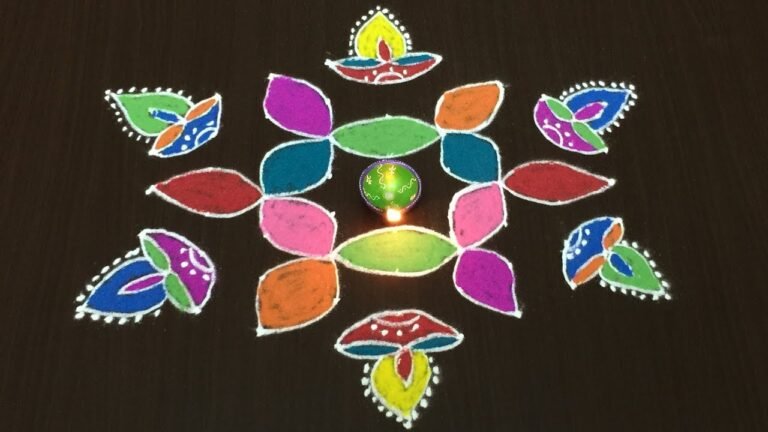 rangoli for Diwali
