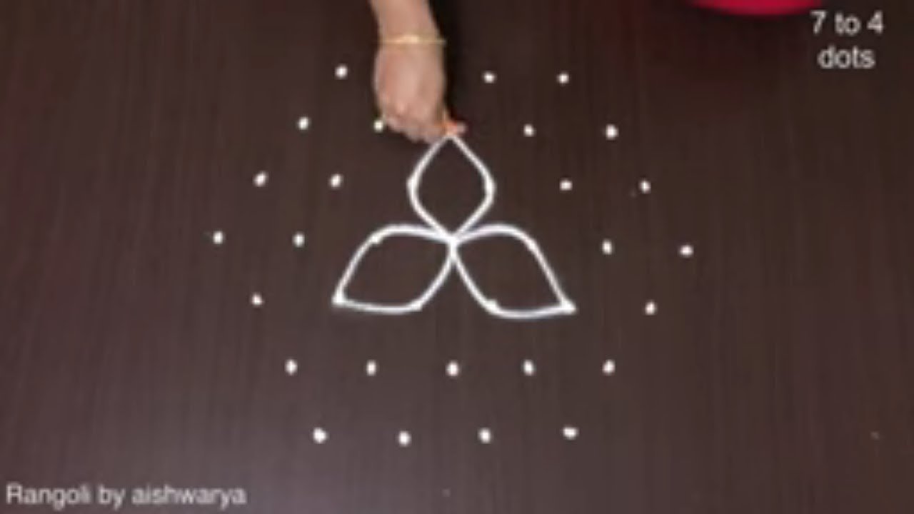 Rangoli Designs for Diwali Step by Step