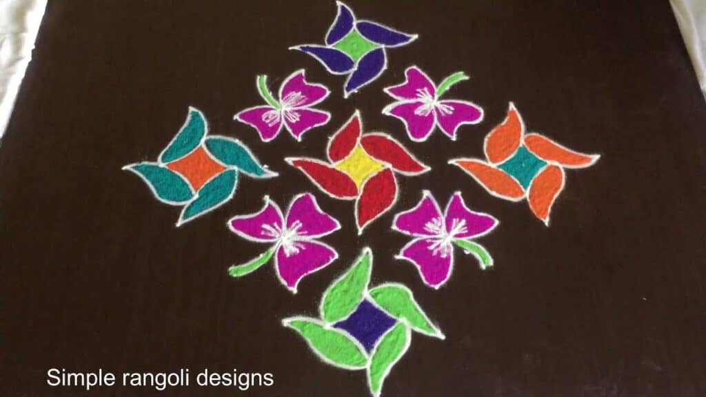 13-to-1 dot festival rangoli