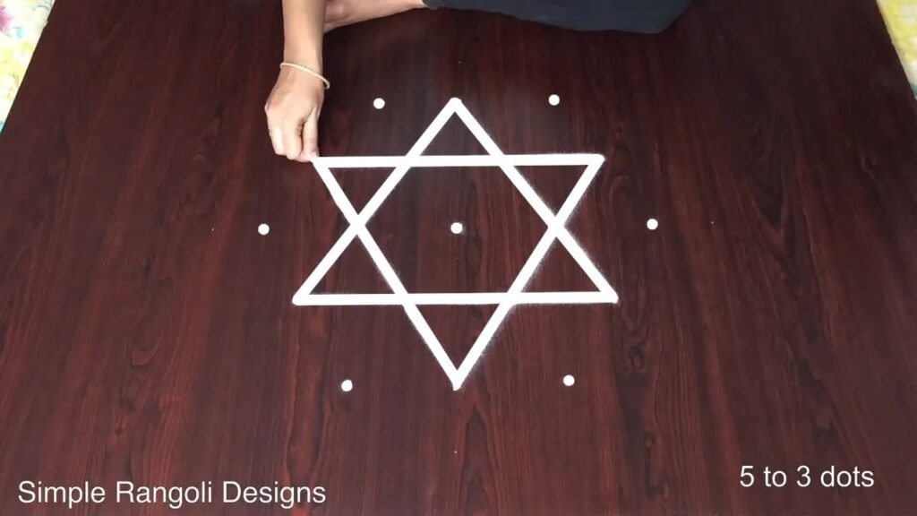 rangoli with dots