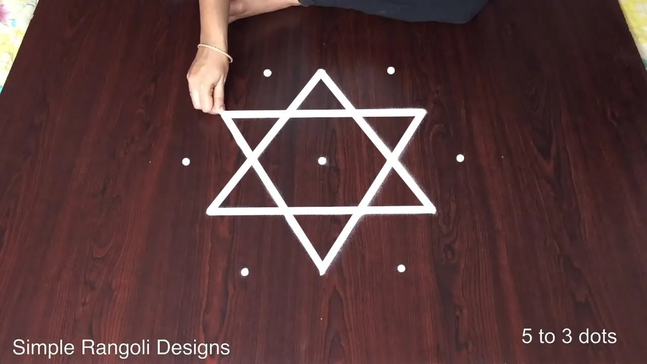 Rangoli Designs for Festivals With Dots