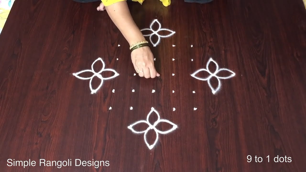 Rangoli Designs Long and Easy