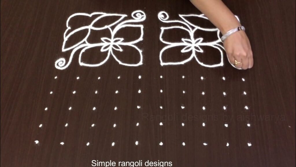 10×10 dots rangoli