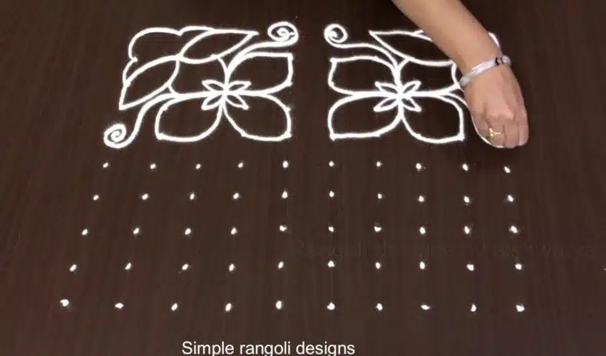 Rangoli Designs With Dots 10 by 10