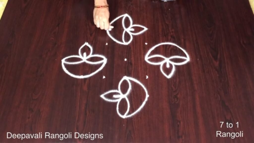diya rangoli