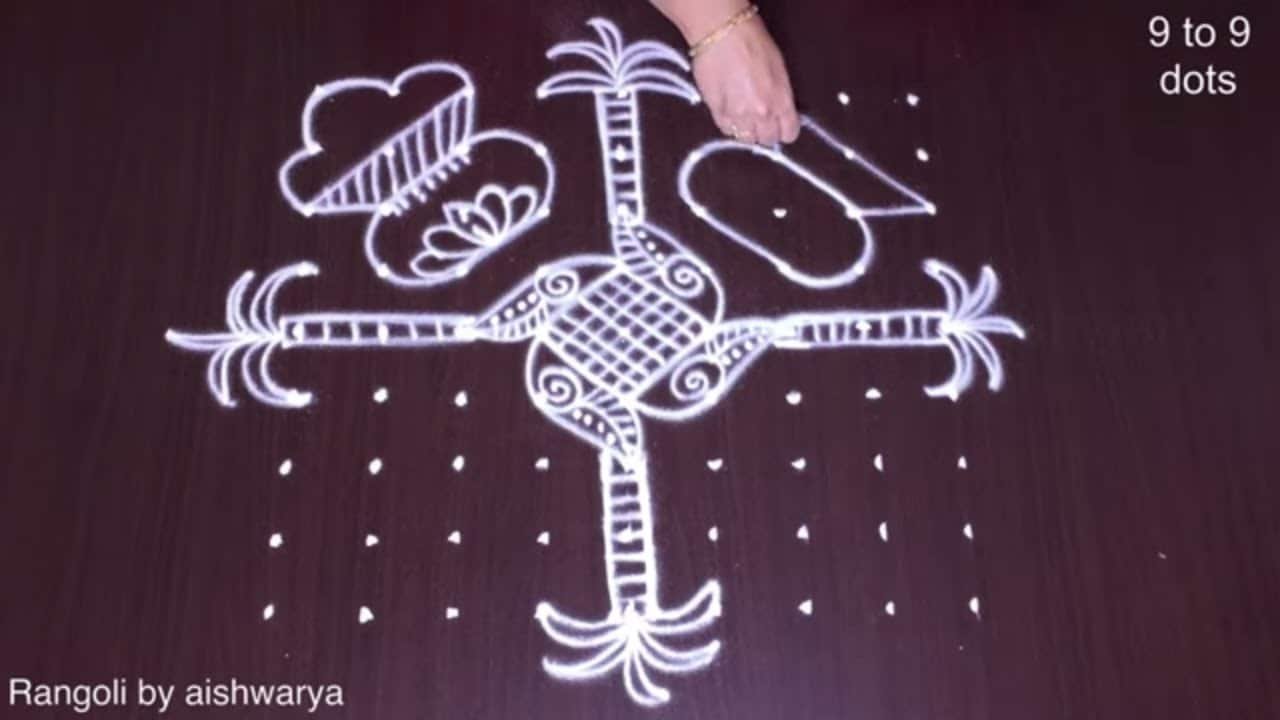 Rangoli for Beginners 9×9