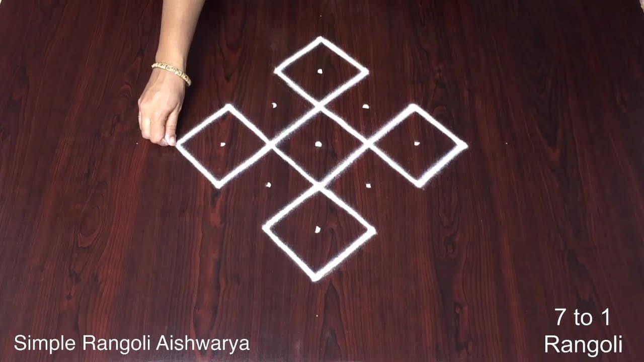 Rangoli for Diwali Easy
