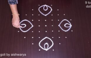 Rangoli Ki Aarti 9x3x3 Dots