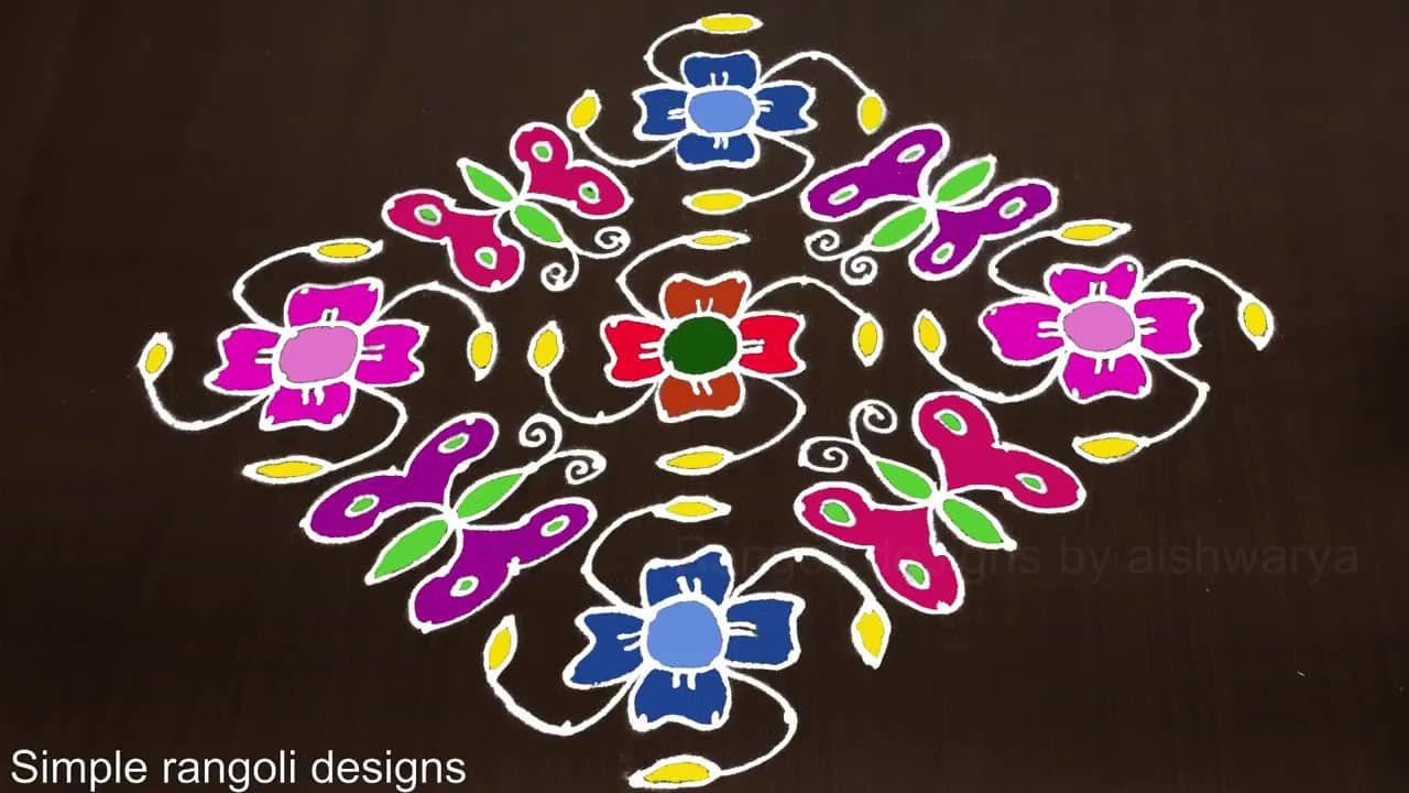 Rangoli Kolam Designs Sankranthi