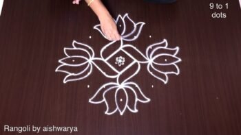Rangoli Kolam Step by Step