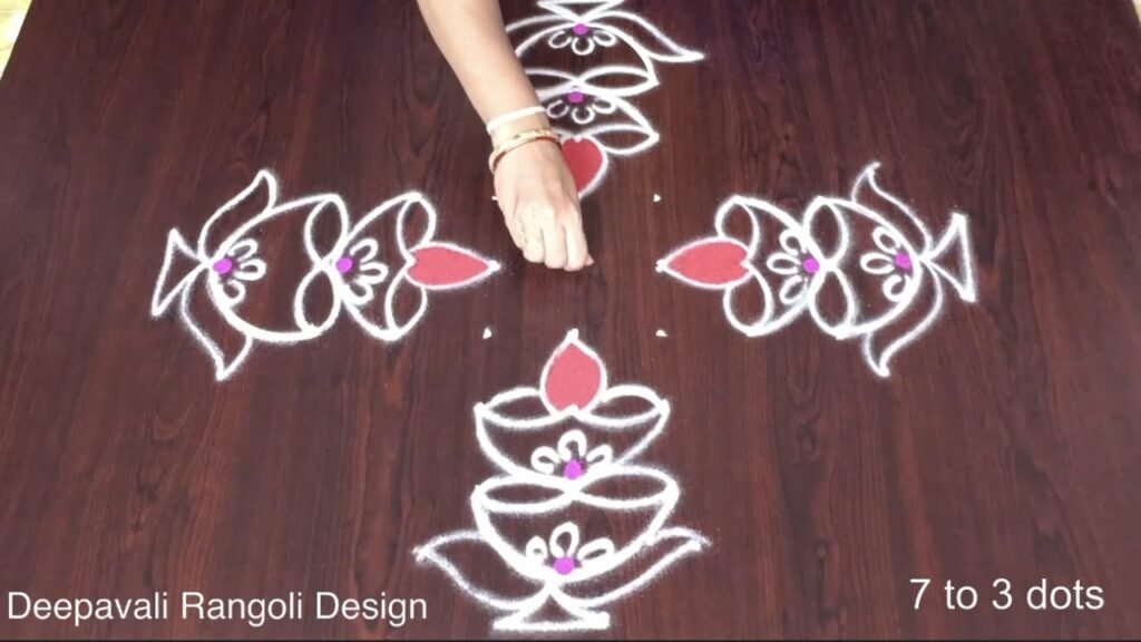traditional Diwali rangoli