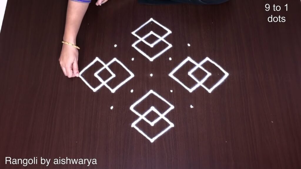 rangoli with different shapes