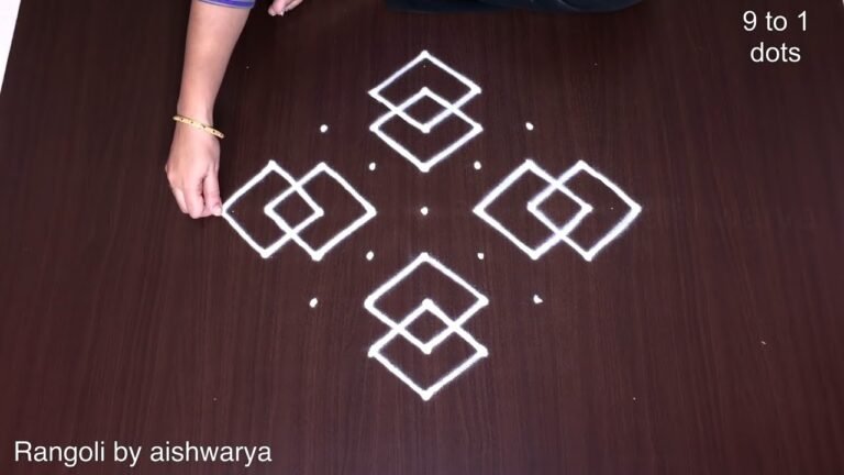 rangoli with different shapes