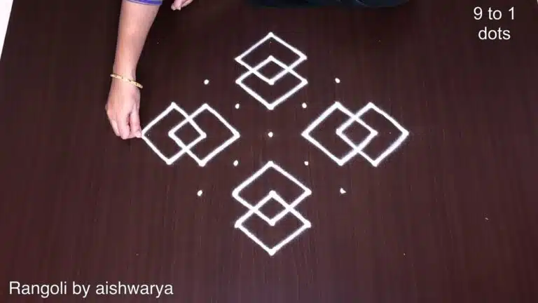 rangoli with different shapes
