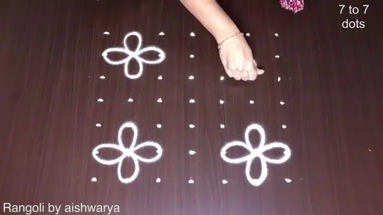 dotted rangoli