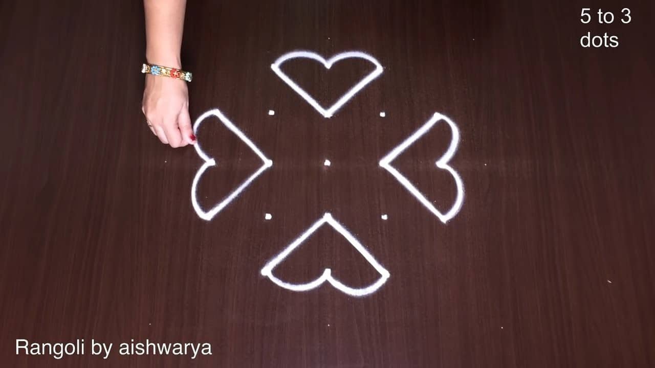 Rojuvari Muggulu Rangoli