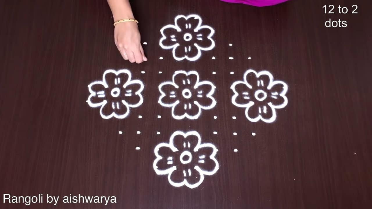 Sankranthi Pandaga Muggulu Beautiful Colours