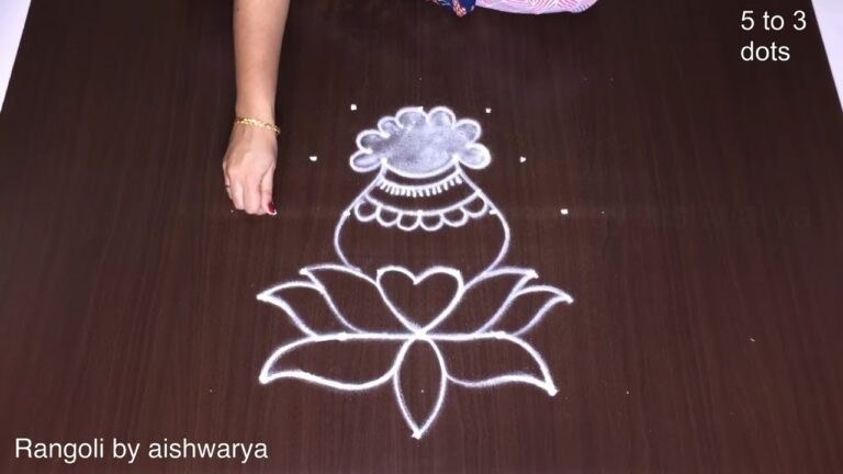 Pongal & Sankranthi pot kolam