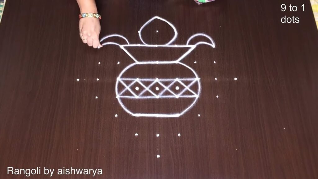 Sankranthi pot kolam