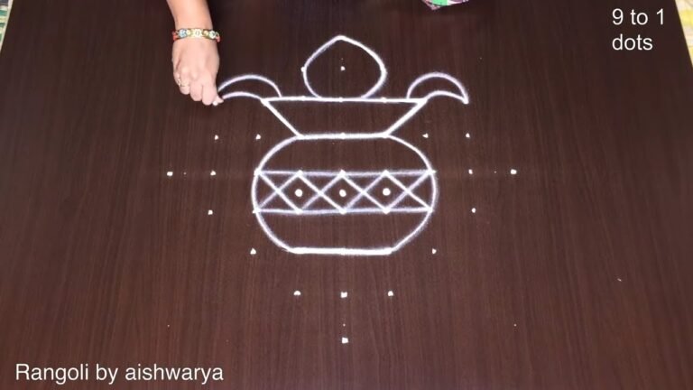 Sankranthi pot kolam