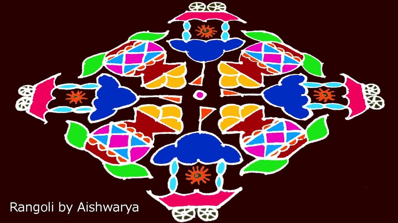 Sankranthi Special Ratham Muggulu