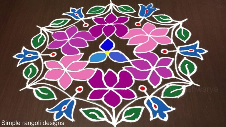 colourful Sankranti muggu