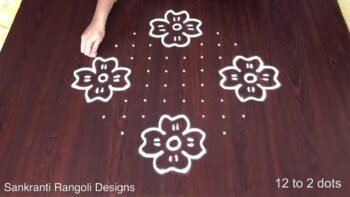 Sankranti Design Muggulu Kolam