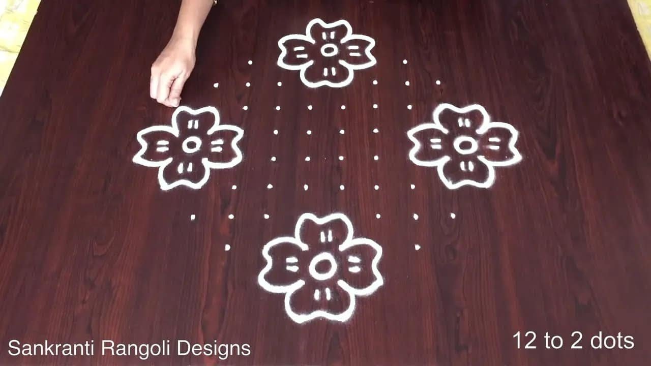 Sankranti Design Muggulu Kolam