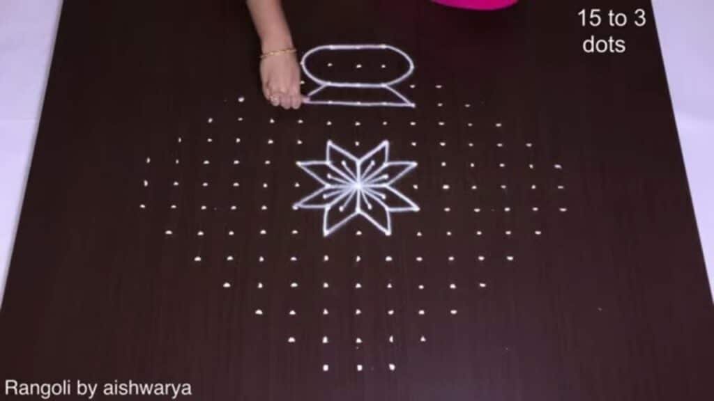 15 dots Sankranti muggulu