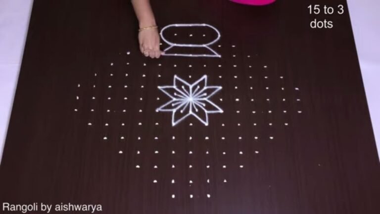 15 dots Sankranti muggulu