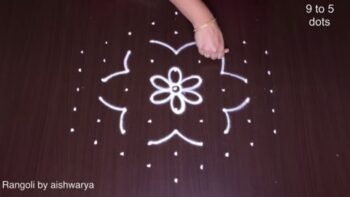 Sankranti Muggulu Easy Rangoli