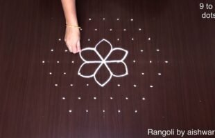 Sankranti Special Big Flowers Muggu