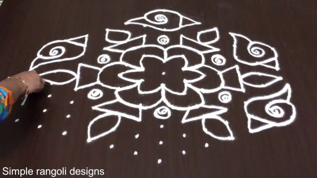 conch kolam