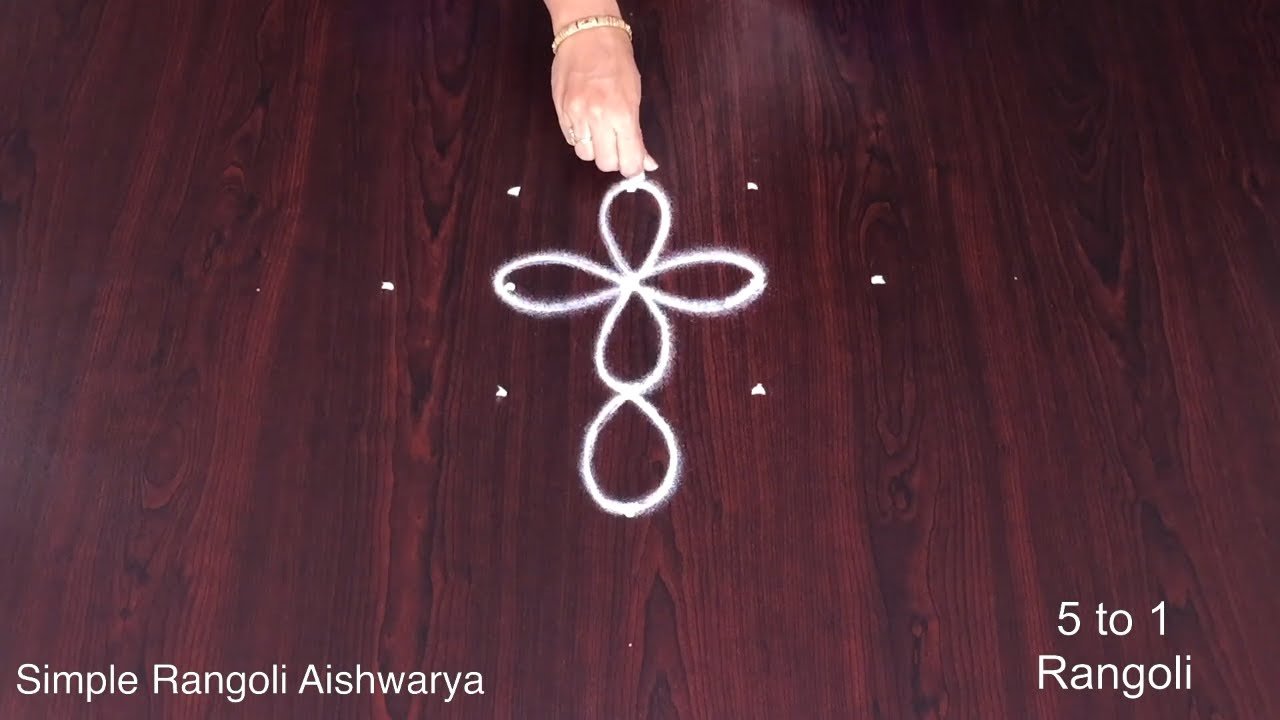 Shankh Rangoli Design