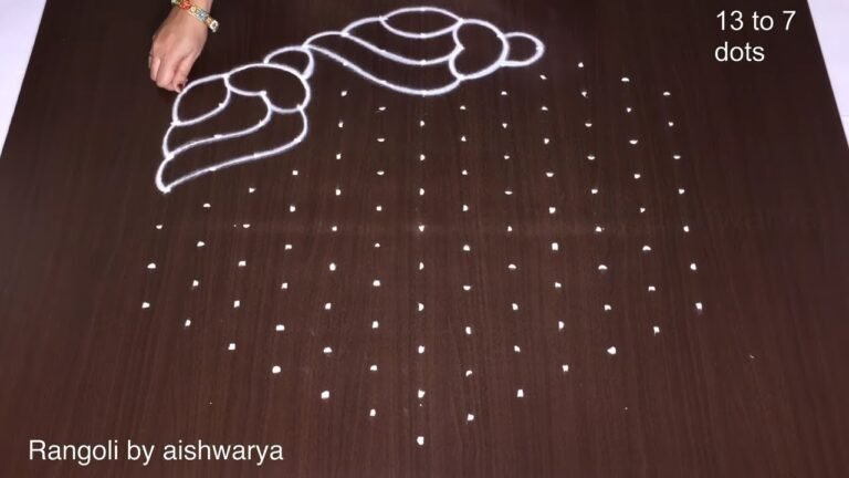 13 dots shanku kolam