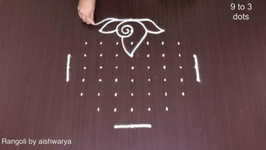 conch kolam
