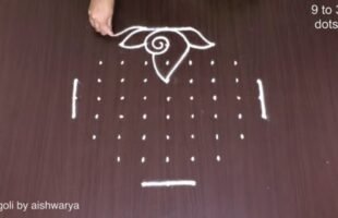 Shanku Rangoli Kolam Designs