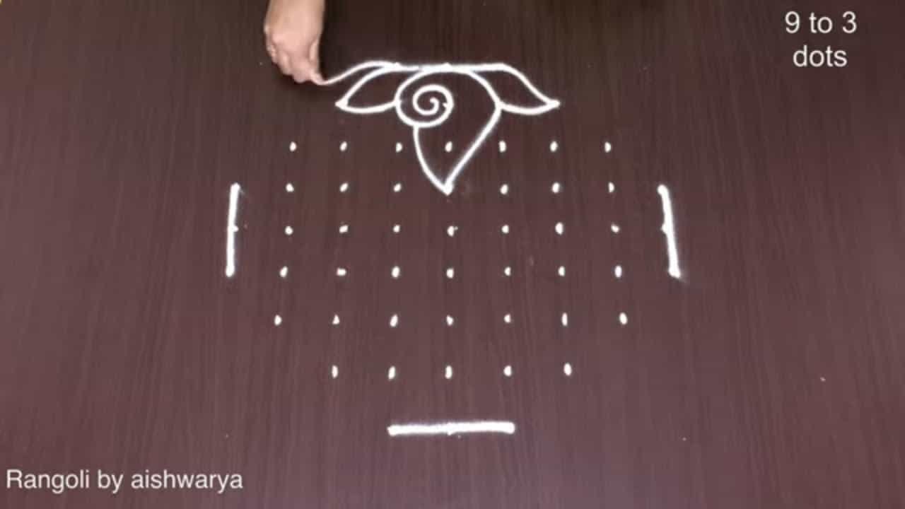 Shanku Rangoli Kolam Designs