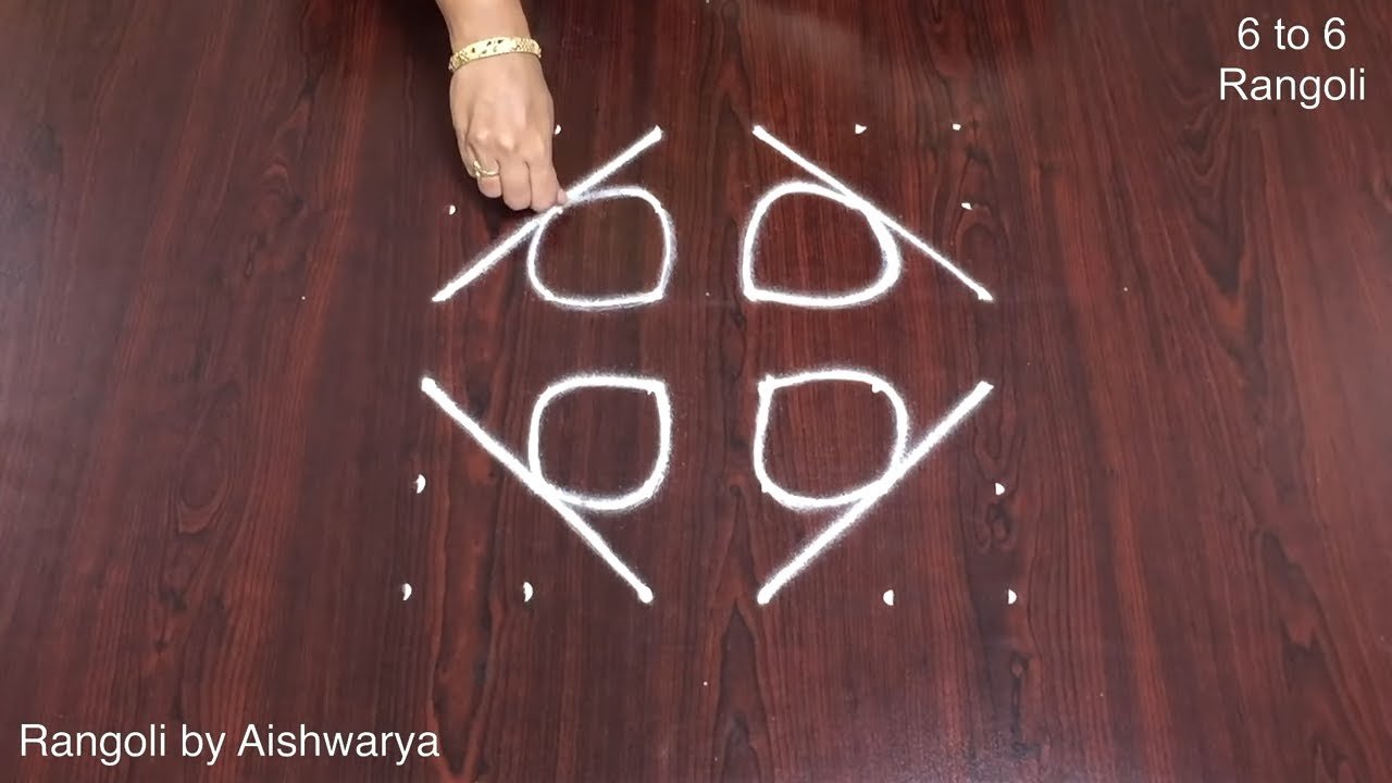 Shivaratri Unique Designs Kolam Muggulu