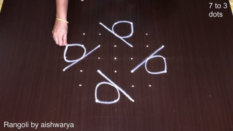flower rangoli