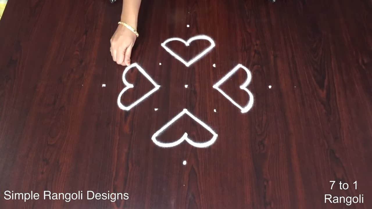 Simple Daily Kolam Designs