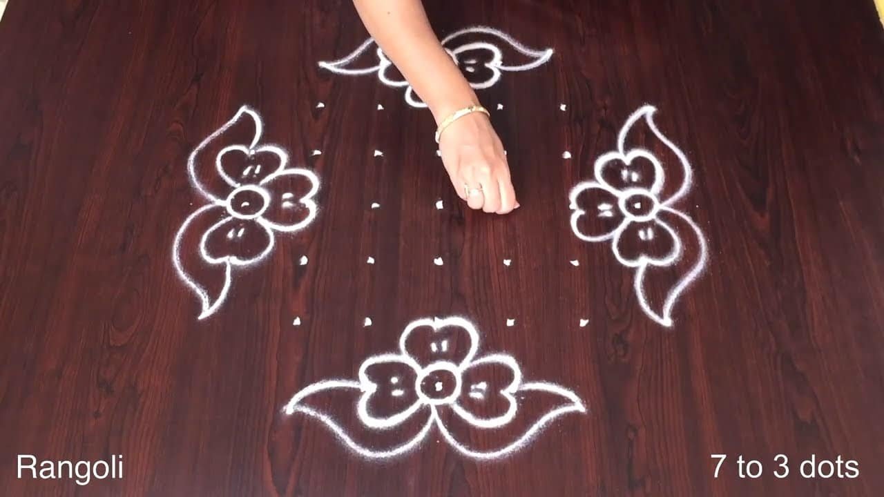 Simple Daily Kolams Easy