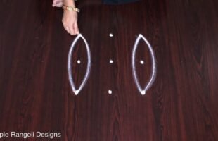 Simple Daily Rangoli Designs With Dots